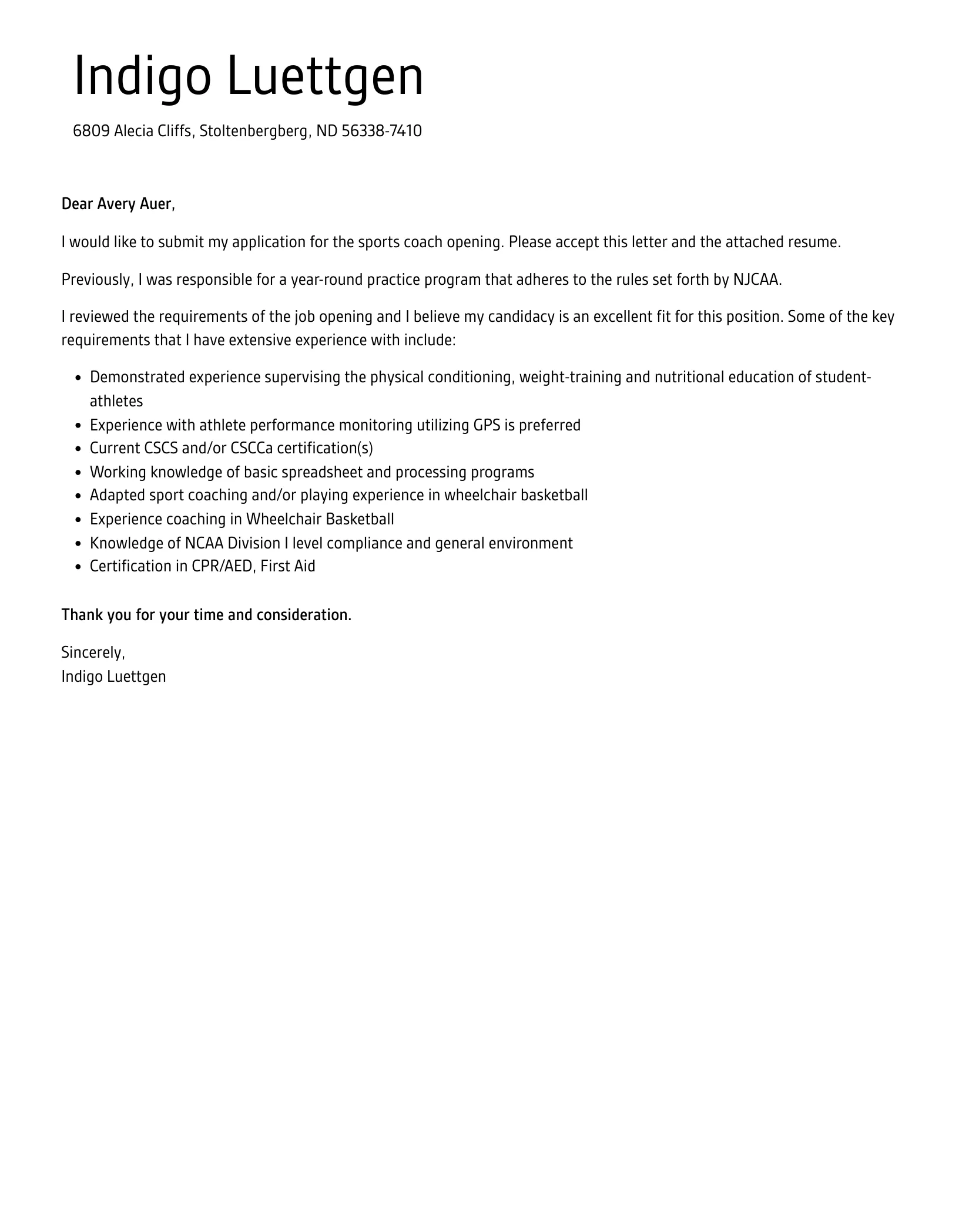 35481 cover letter structure