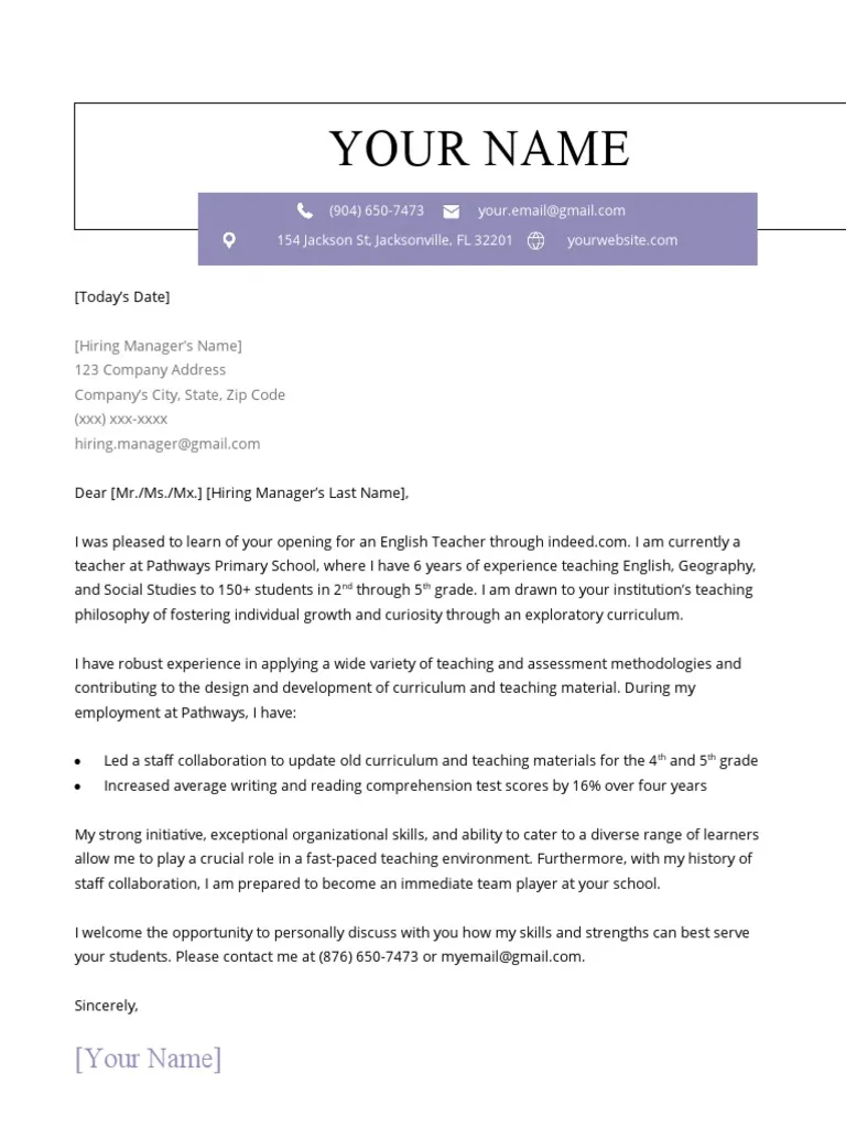 35487 history teacher cover letter