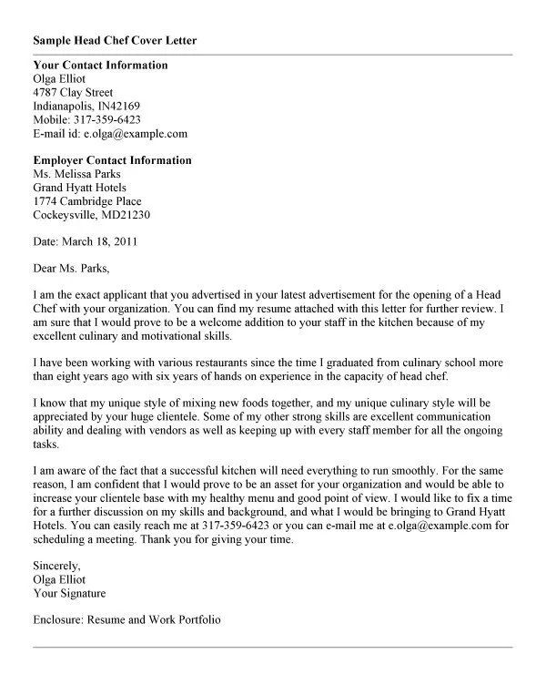 35491 chef highlighting skills