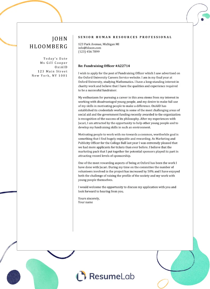 35512 creative cover letter example