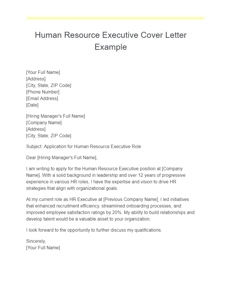 35513 hr cover letter formatting