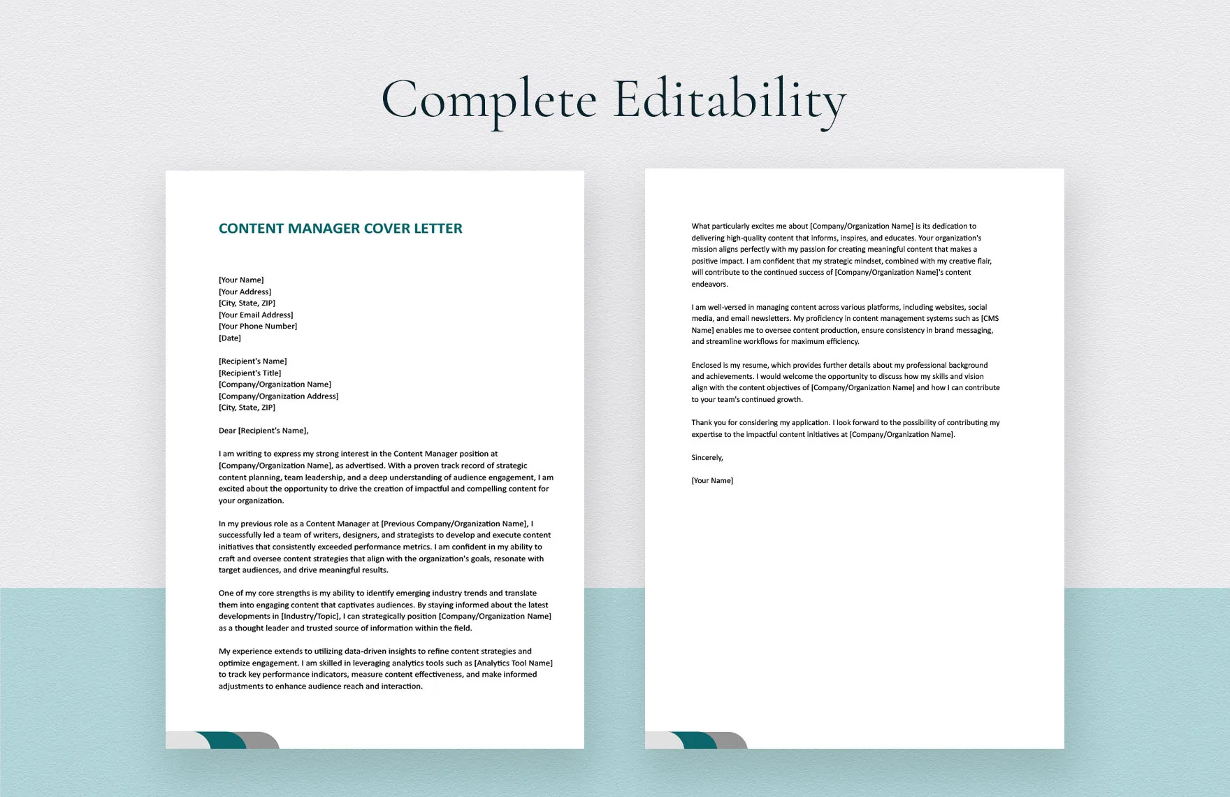 35519 cover letter content manager skills