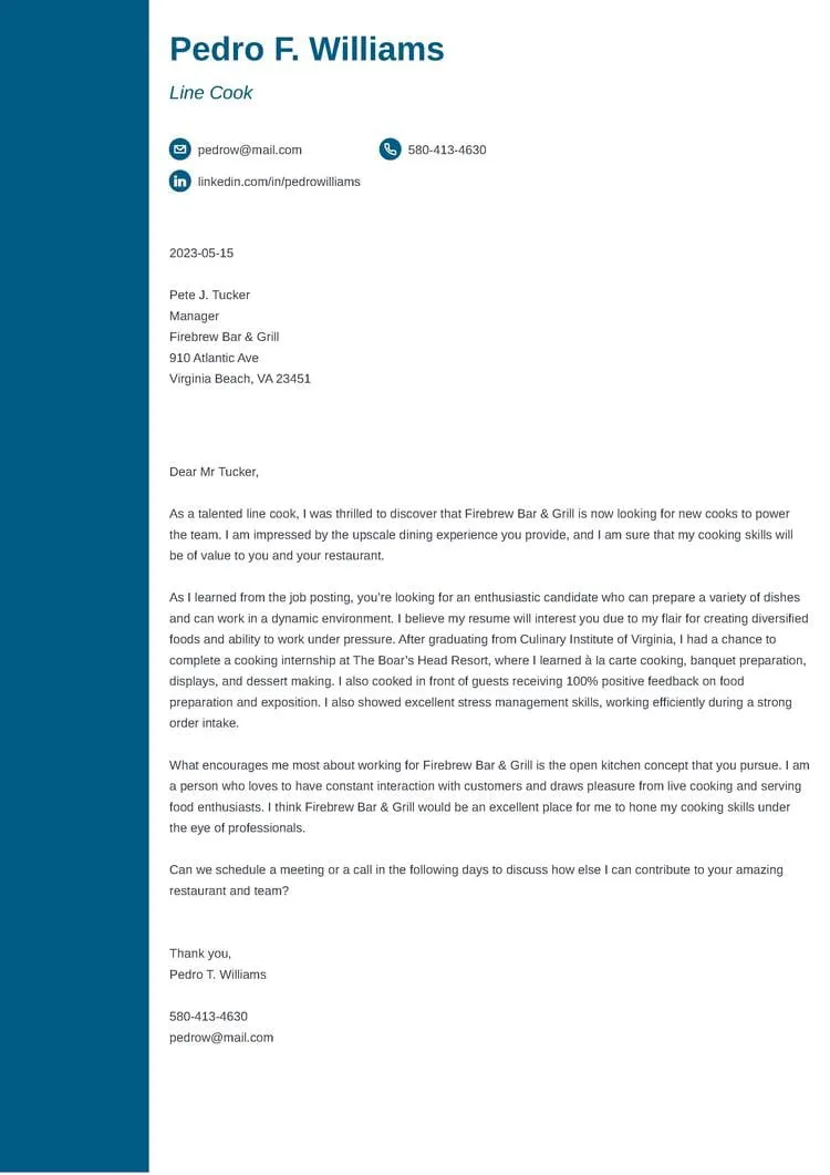 35524 cook cover letter passion