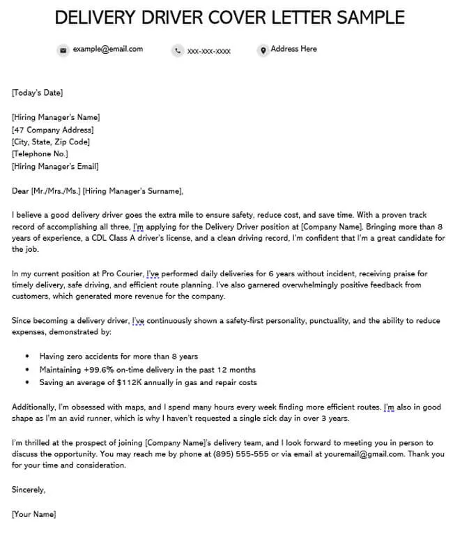 35528 delivery driver cover letter tips 4