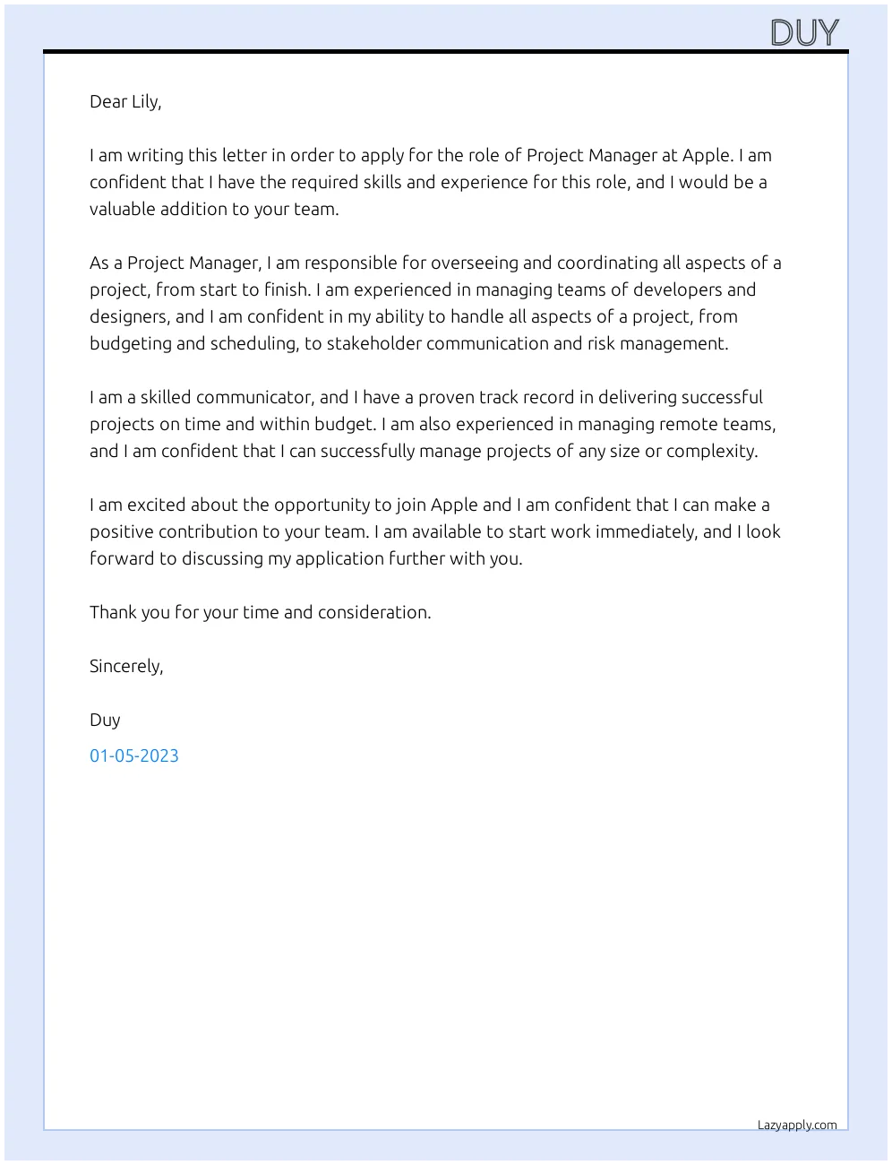 35529 apple job cover letter passion