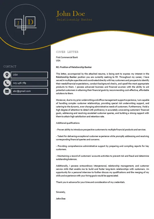 35531 cover letter service benefits