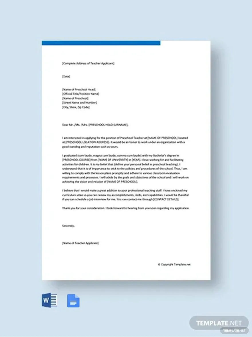 35534 preschool director enthusiasm