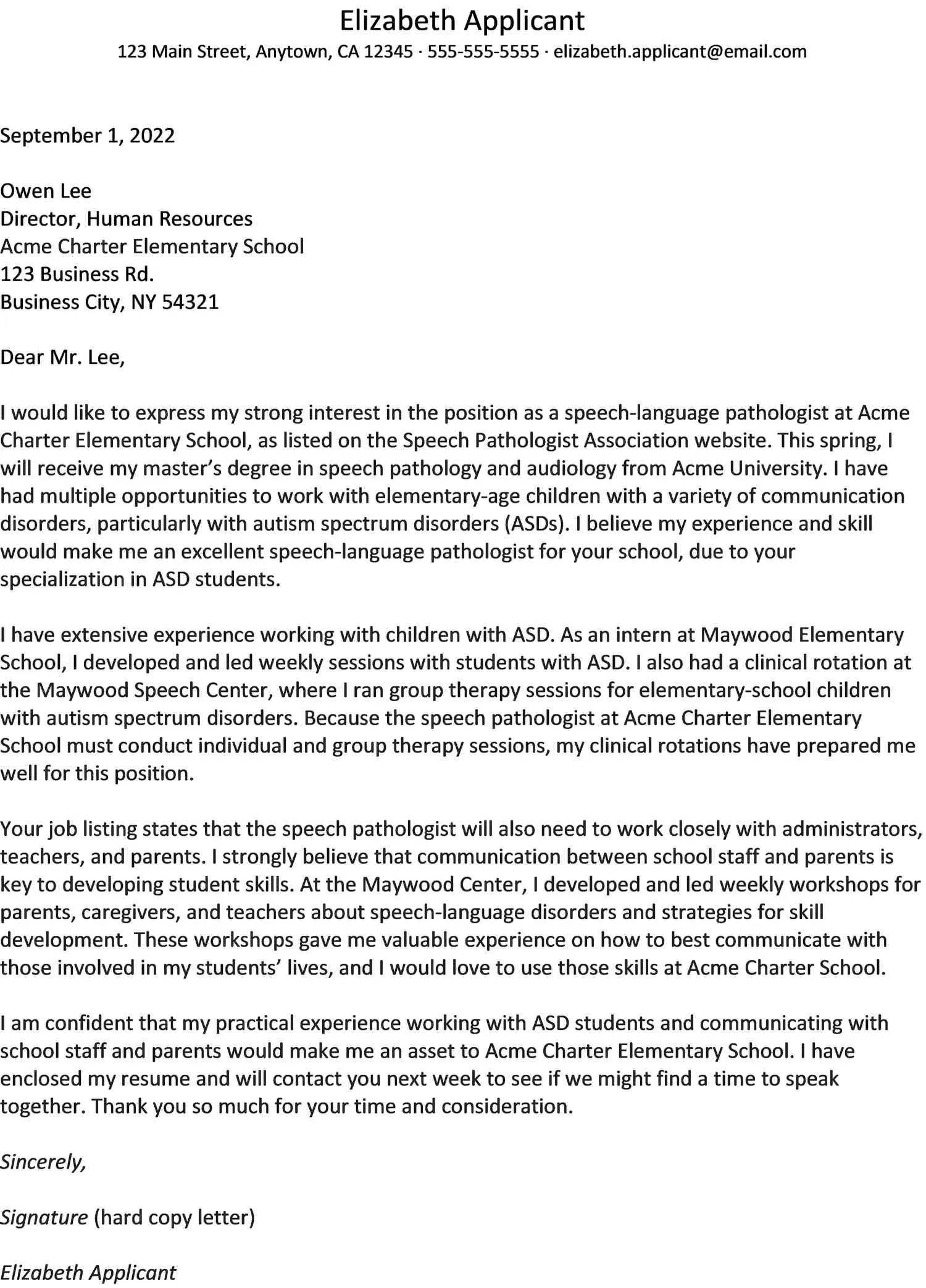 35537 school slp cover letter structure
