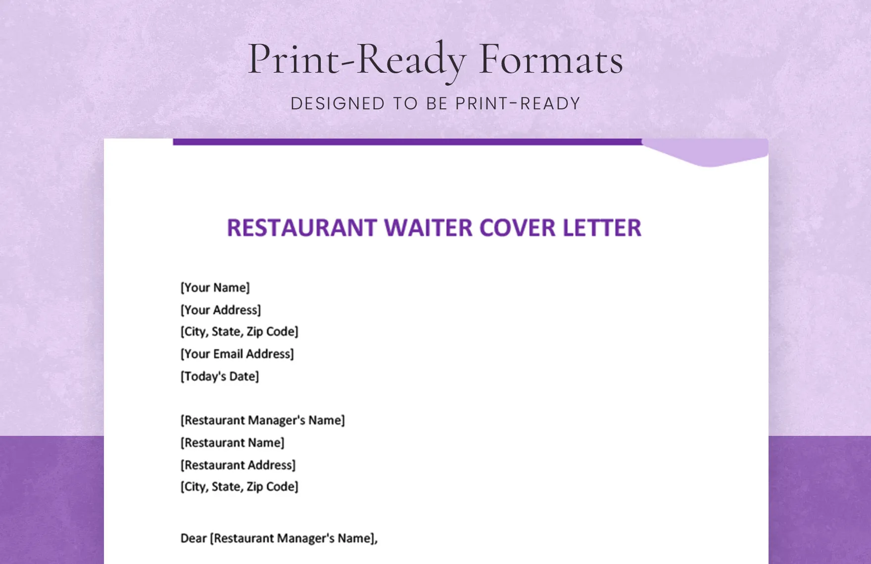 35548 cover letter formatting