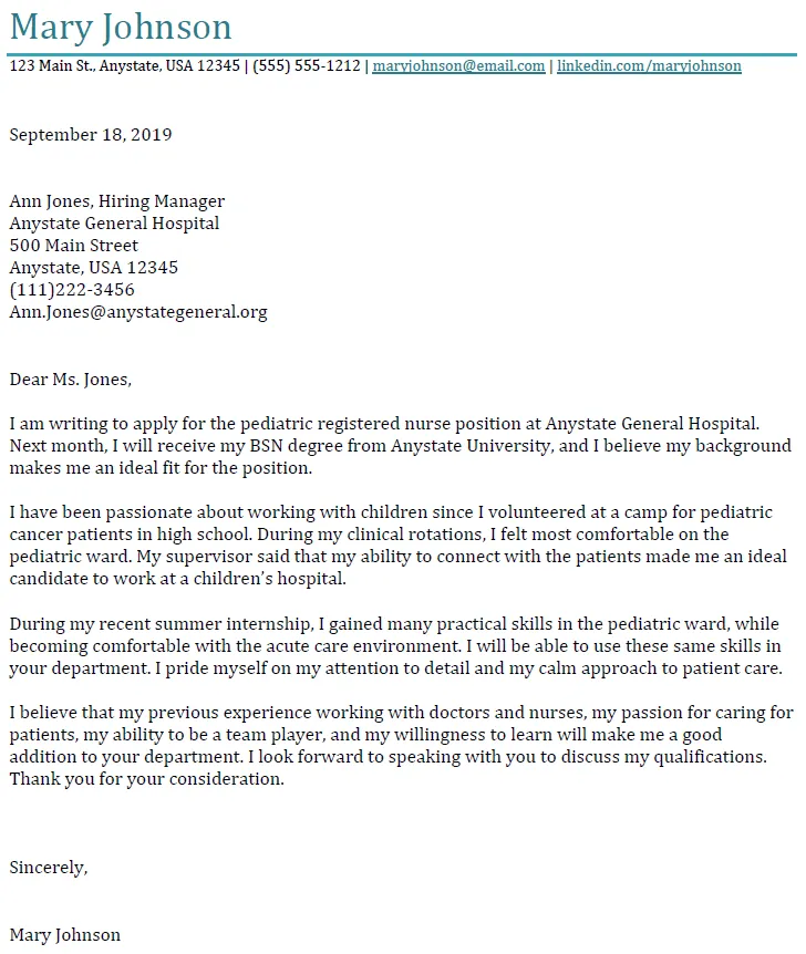 35551 tailor cover letter