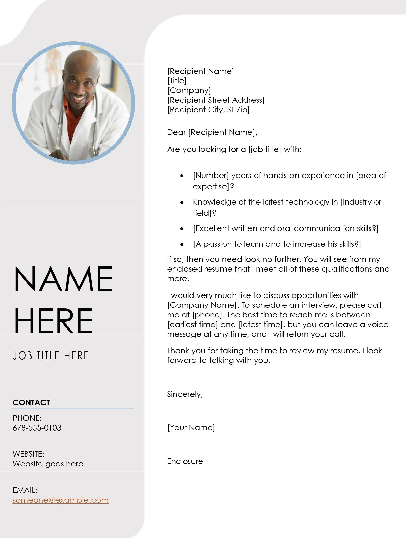 35557 proofreading cover letter