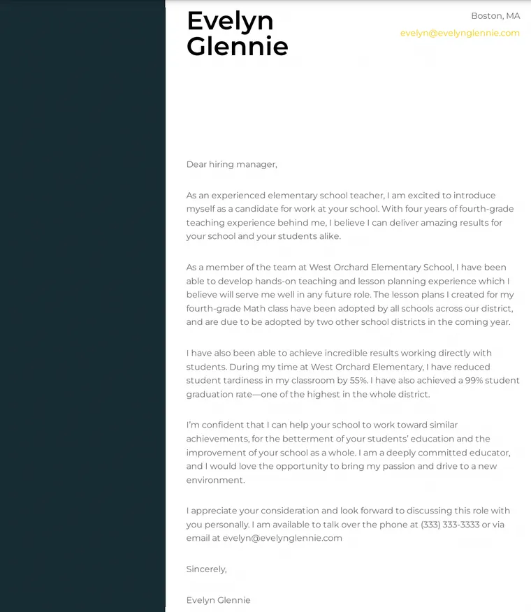 35561 cover letter greeting