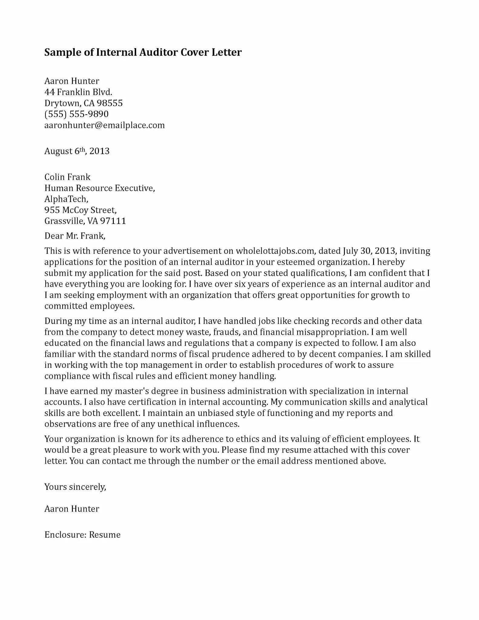 35564 cover letter internal position 6