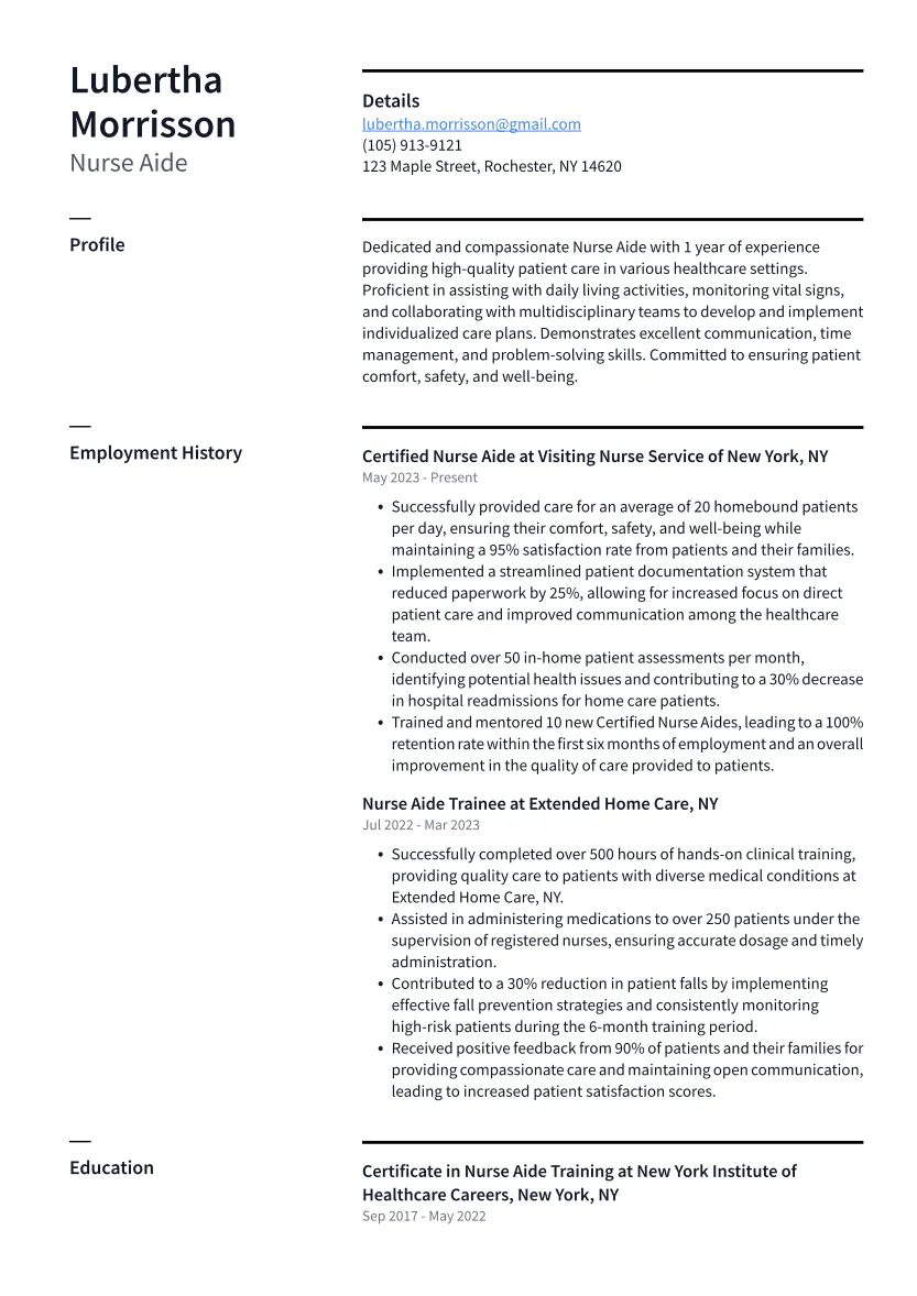 35565 nurse aide skills