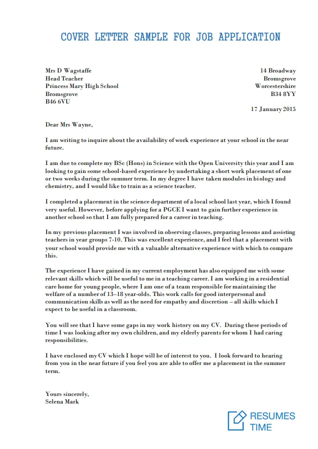 35570 cover letter formatting