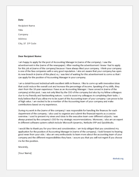 35579 cover letter formatting