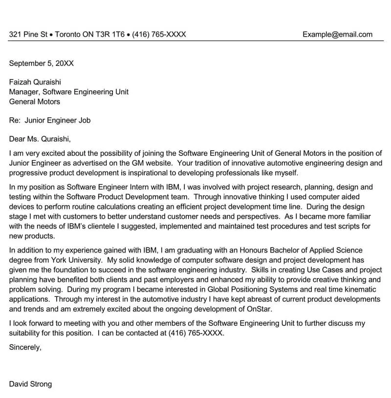 35582 tailoring cover letter