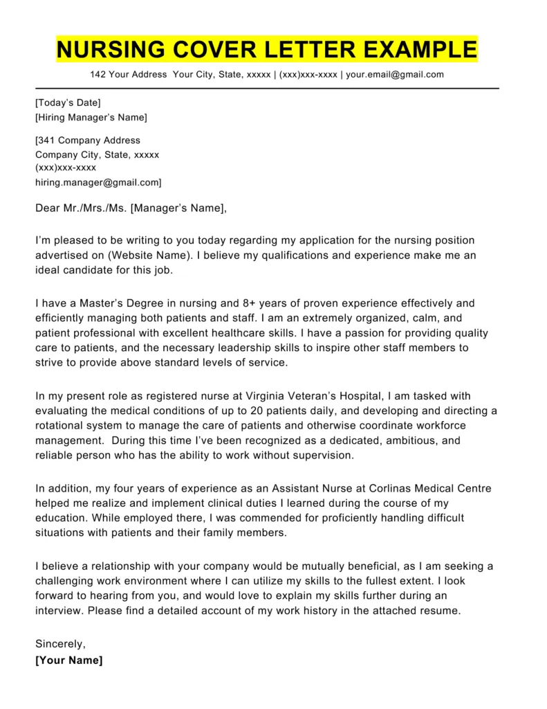 35589 tailoring cover letter