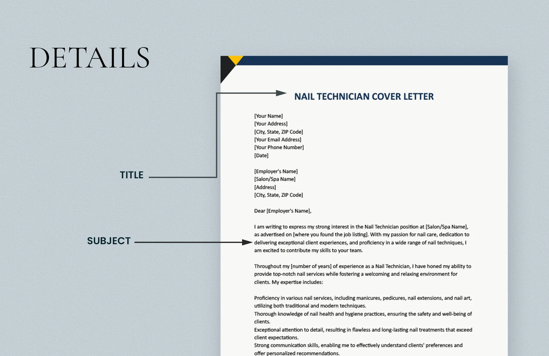 35594 nail tech resume tips