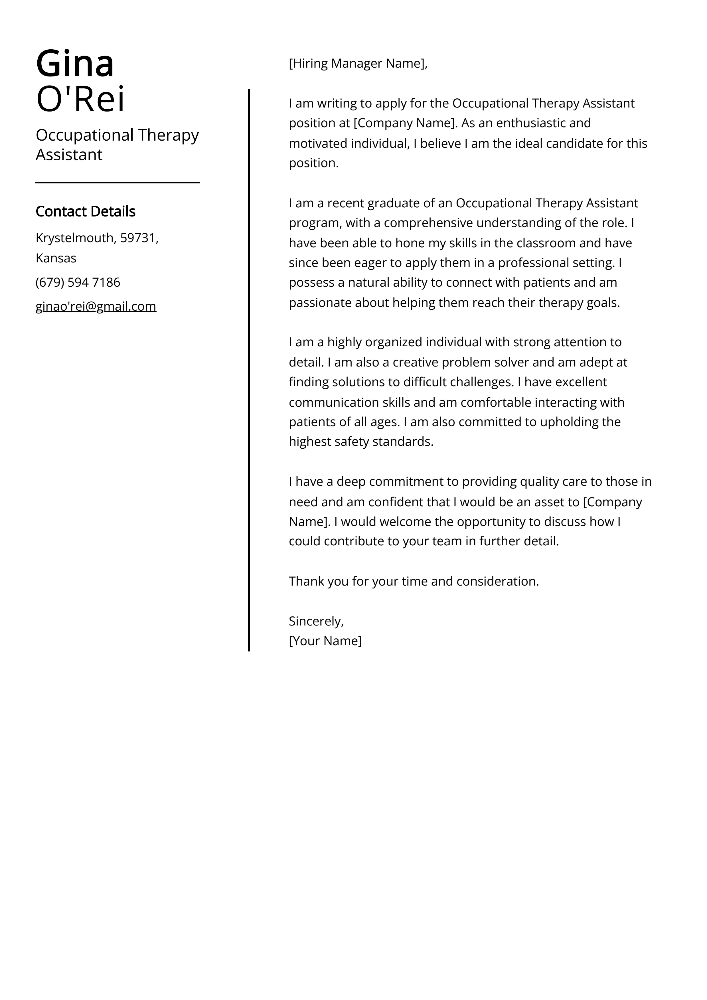 35596 professional cover letter