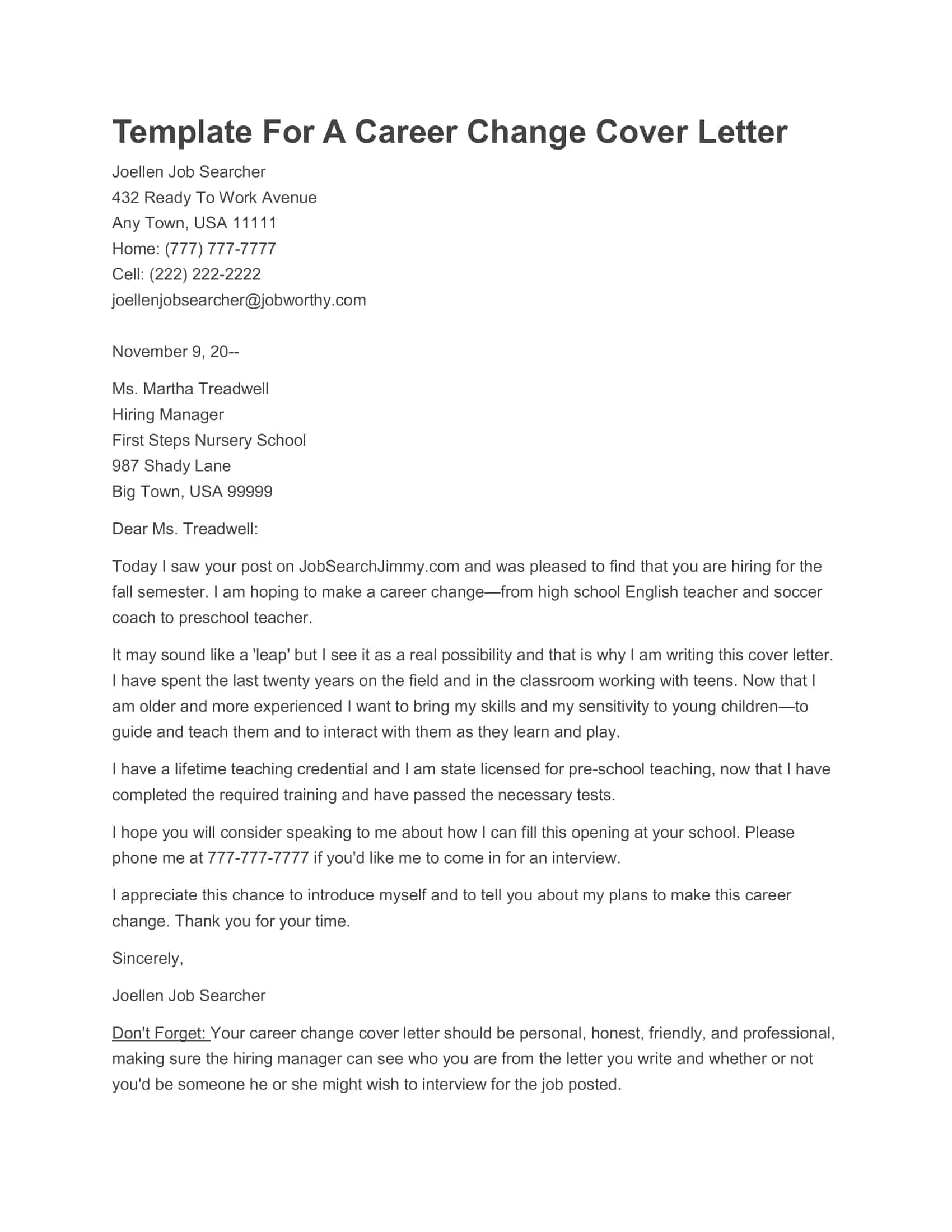 35598 career gap explanation