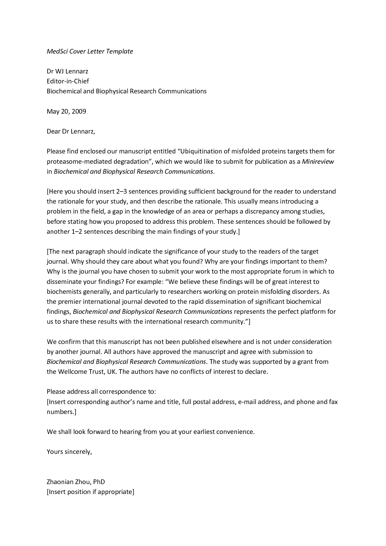 35601 keywords cover letter