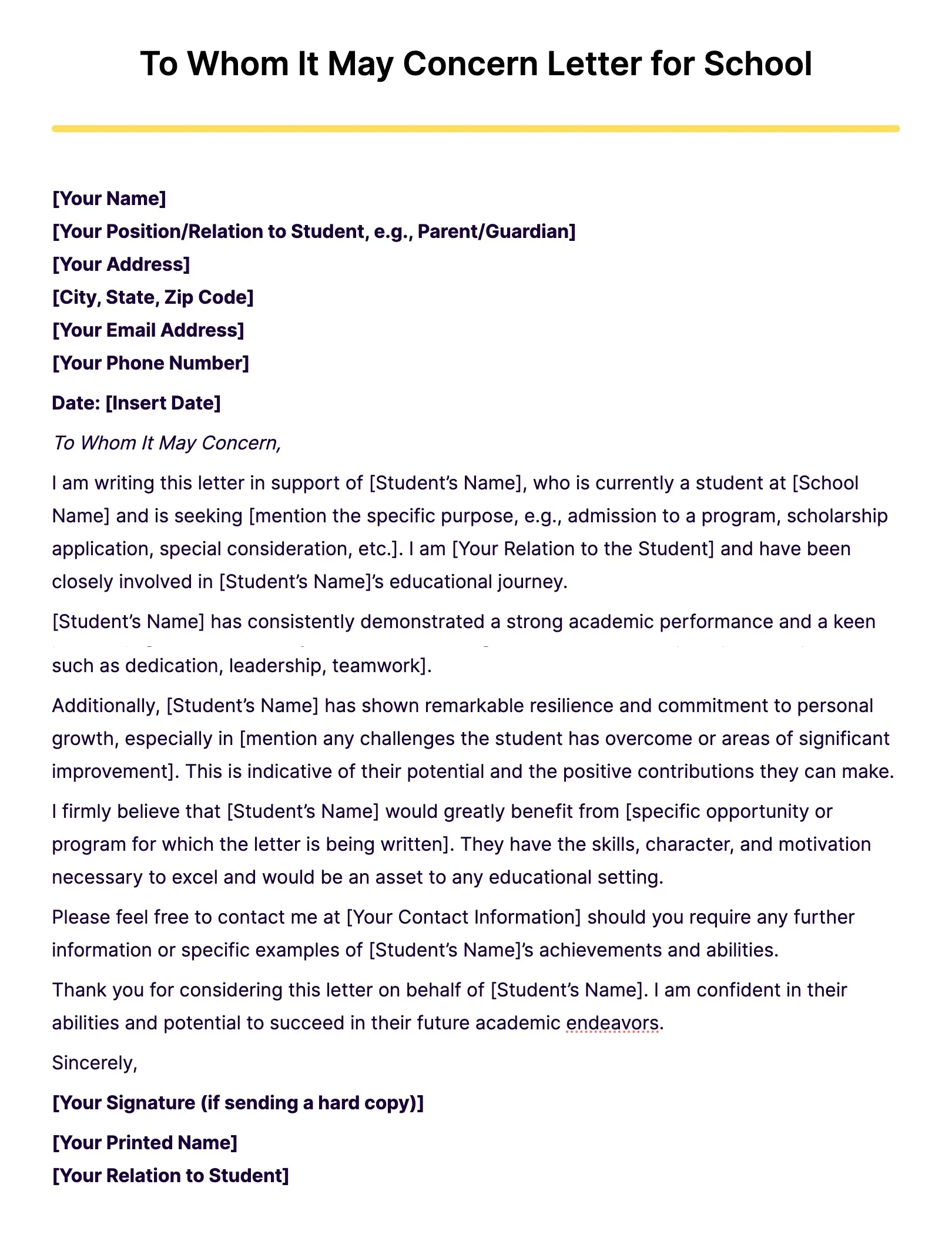 35604 cover letter formatting