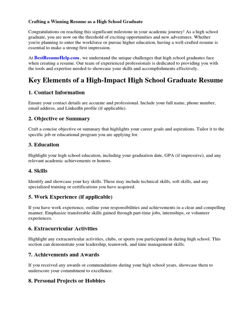 35610 cover letter high school graduate 1