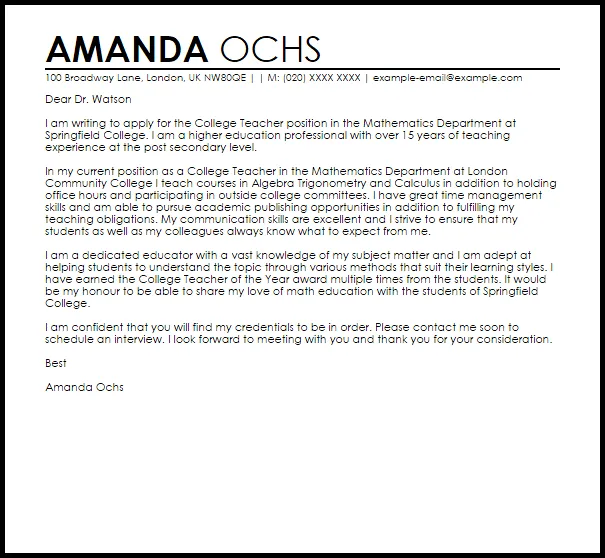 35614 cover letter structure