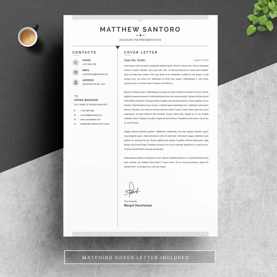 35634 resume cover letter template