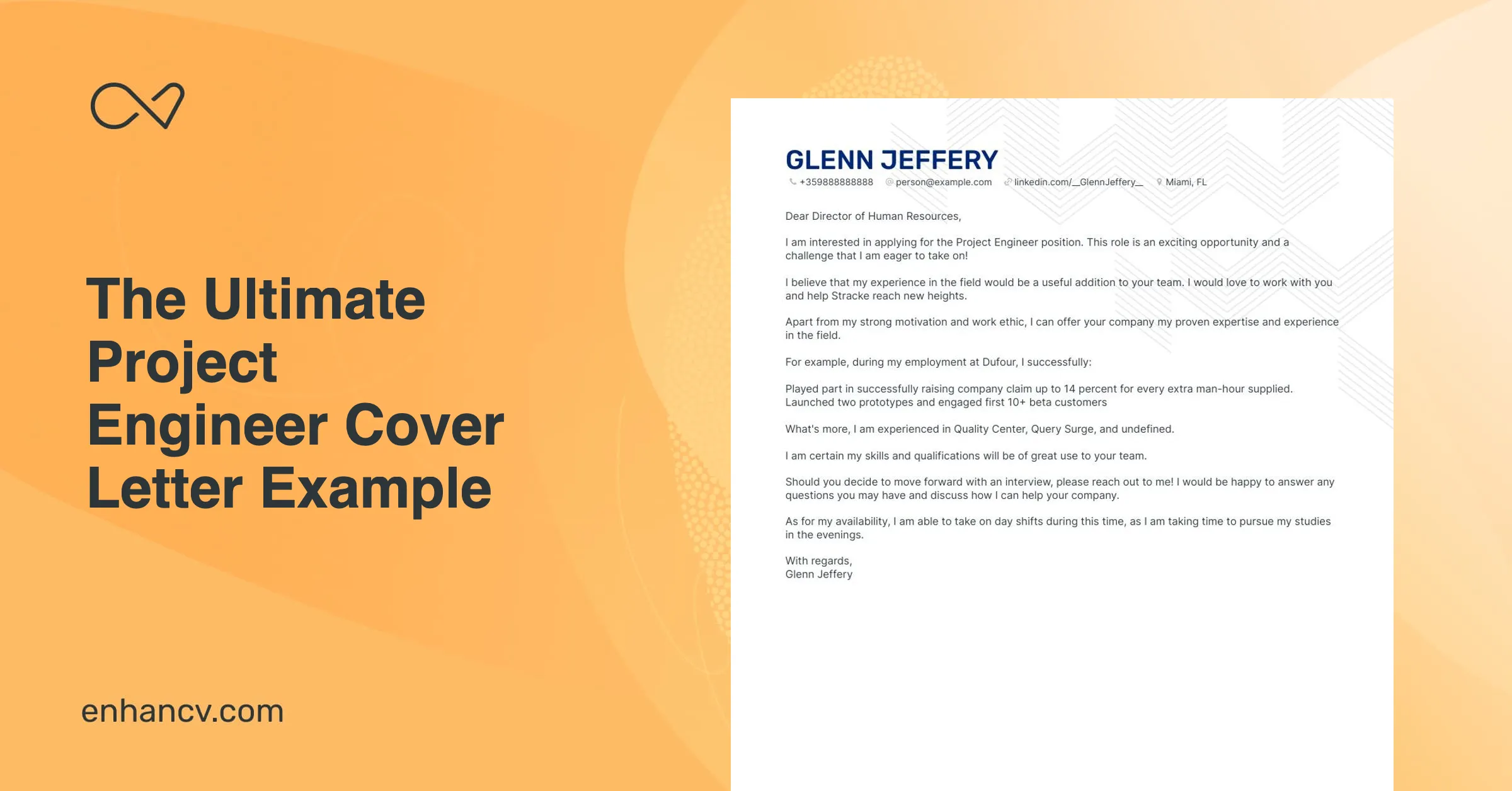 35638 project management cover letter