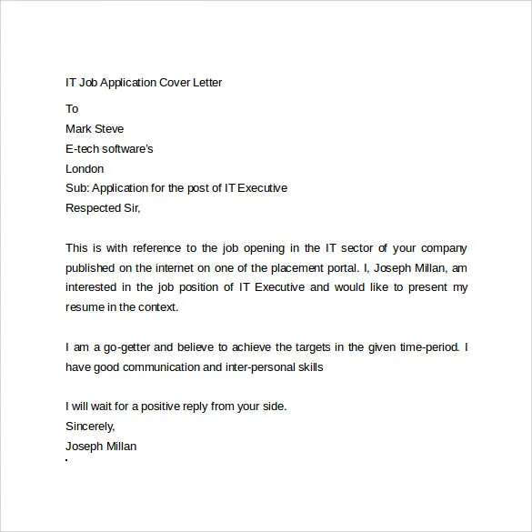 35644 cover letter formatting