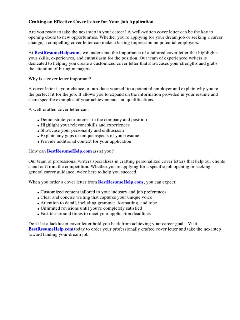 35644 cover letter writing