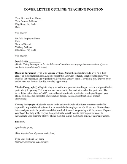 35663 cover letter structure