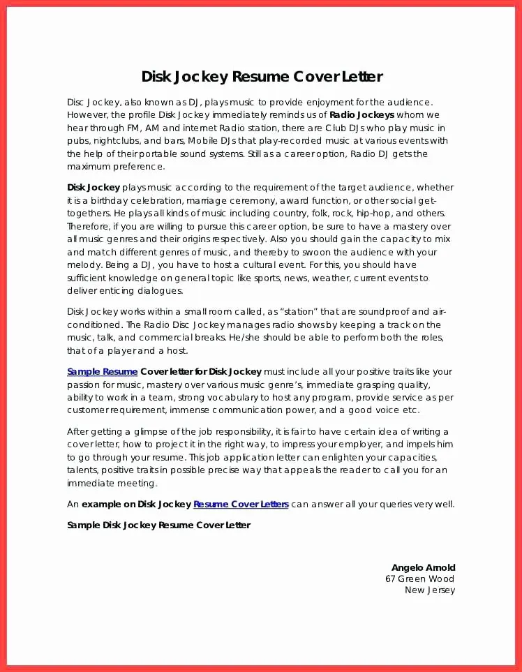 35664 cover letter formatting