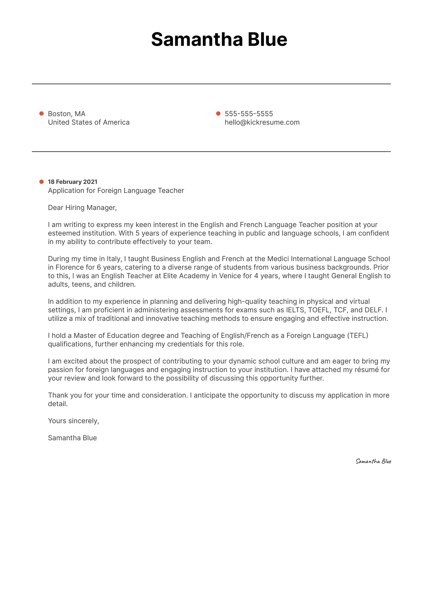 35666 cover letter format
