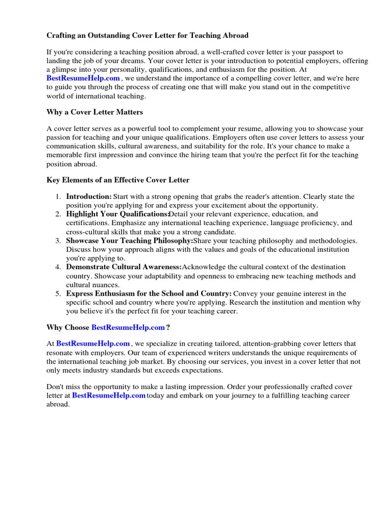 35666 cover letter teaching abroad