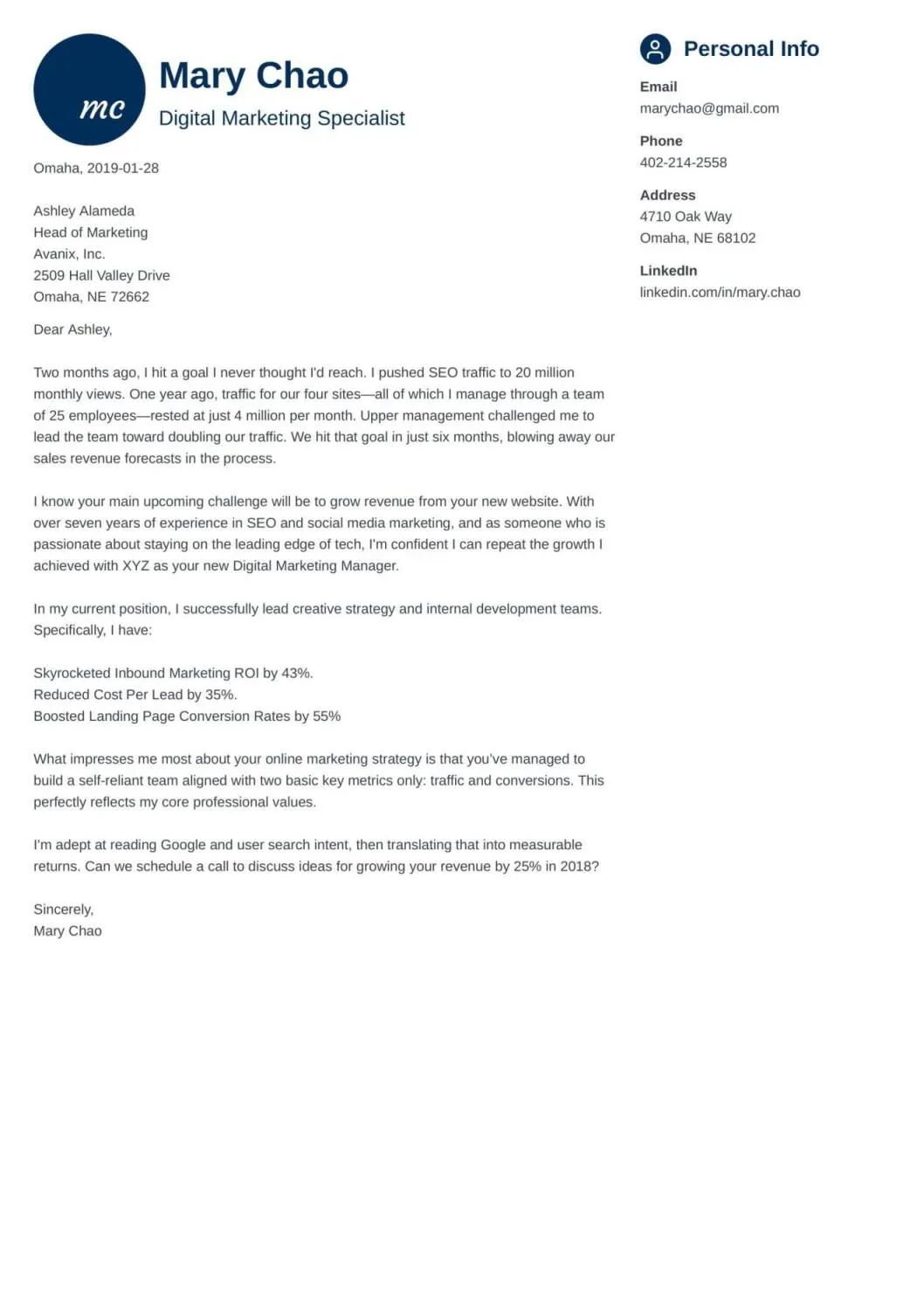 35672 cover letter importance