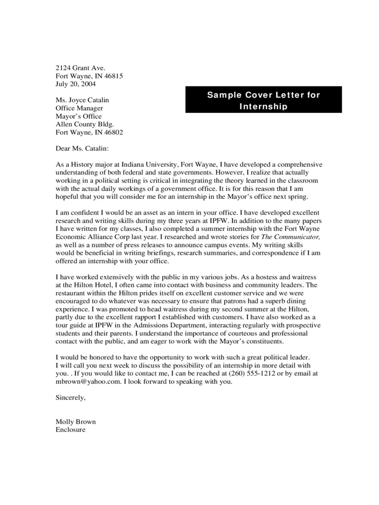 35678 cover letter formatting