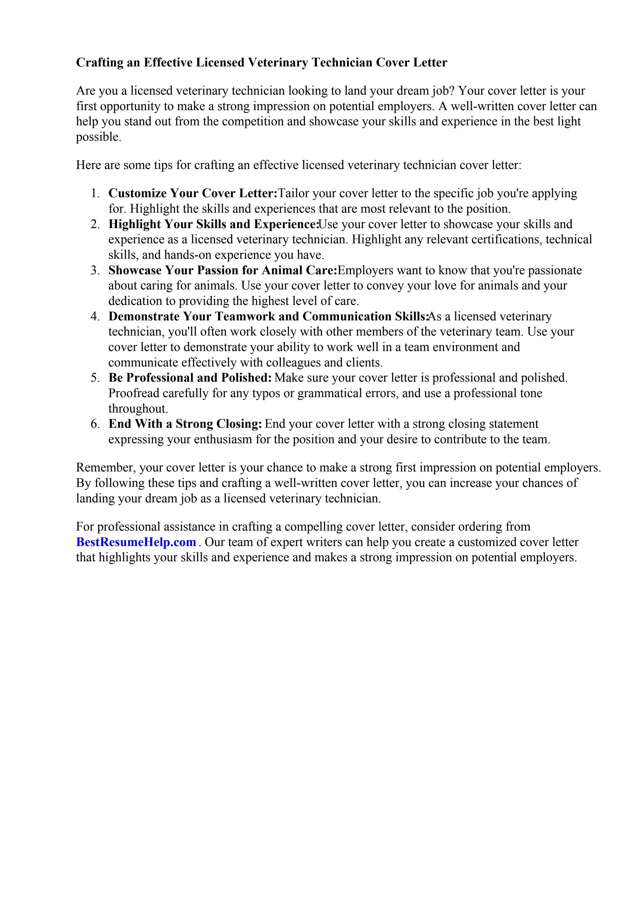 35685 vet tech communication