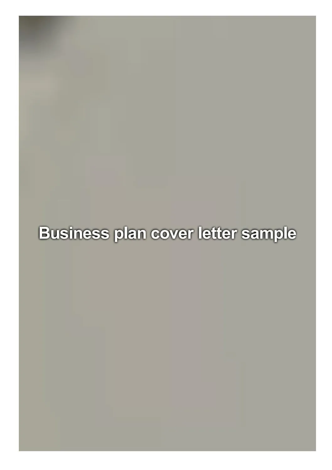 35689 cover letter components