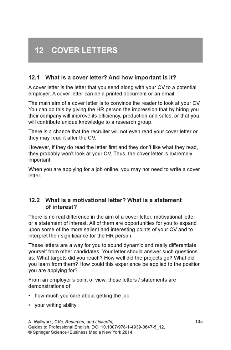 35695 cover letter structure