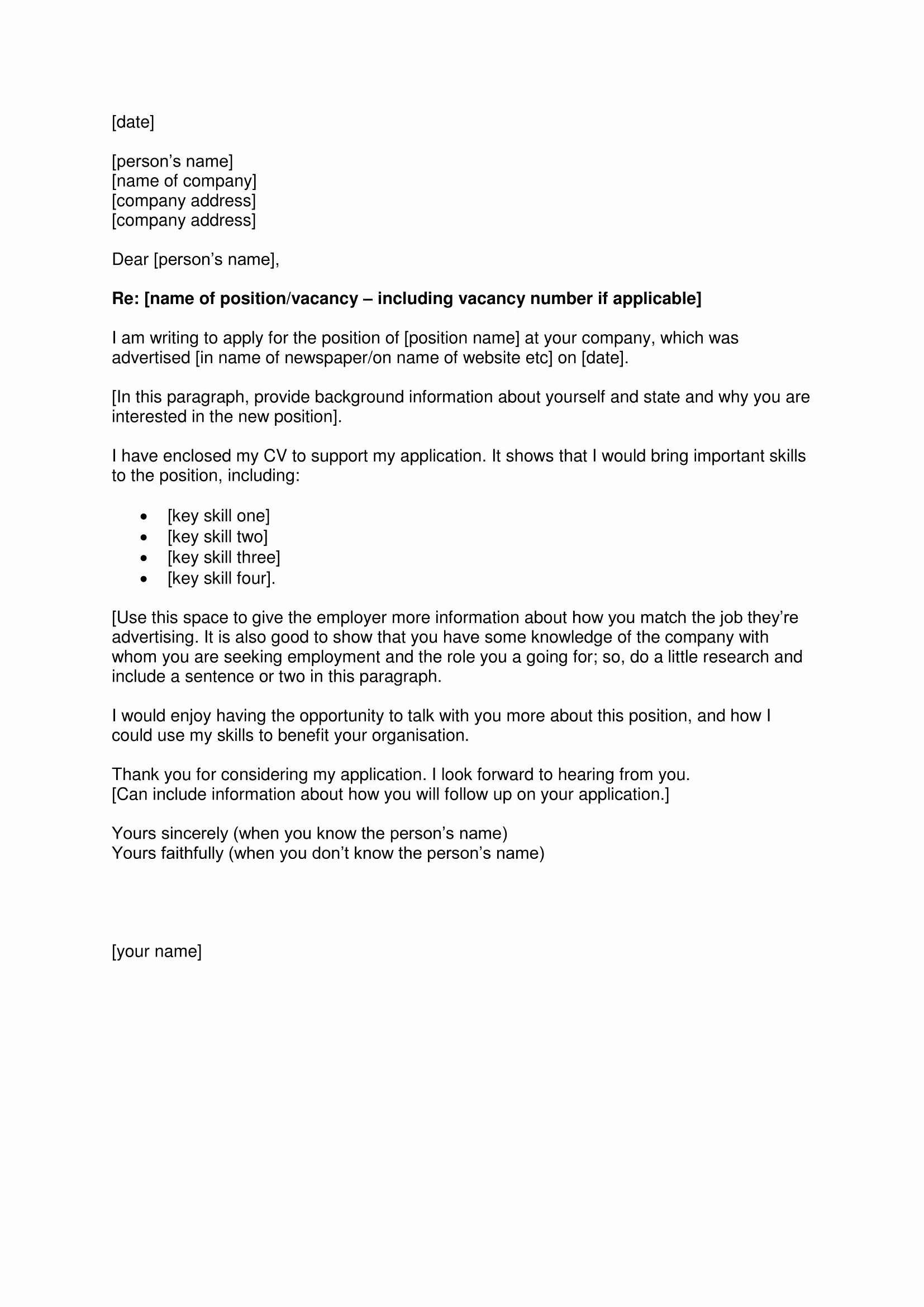 35695 tailoring cover letter