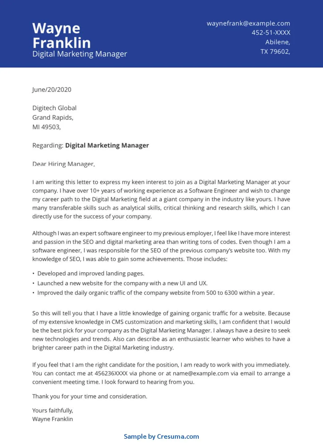 35709 cover letter career change 2