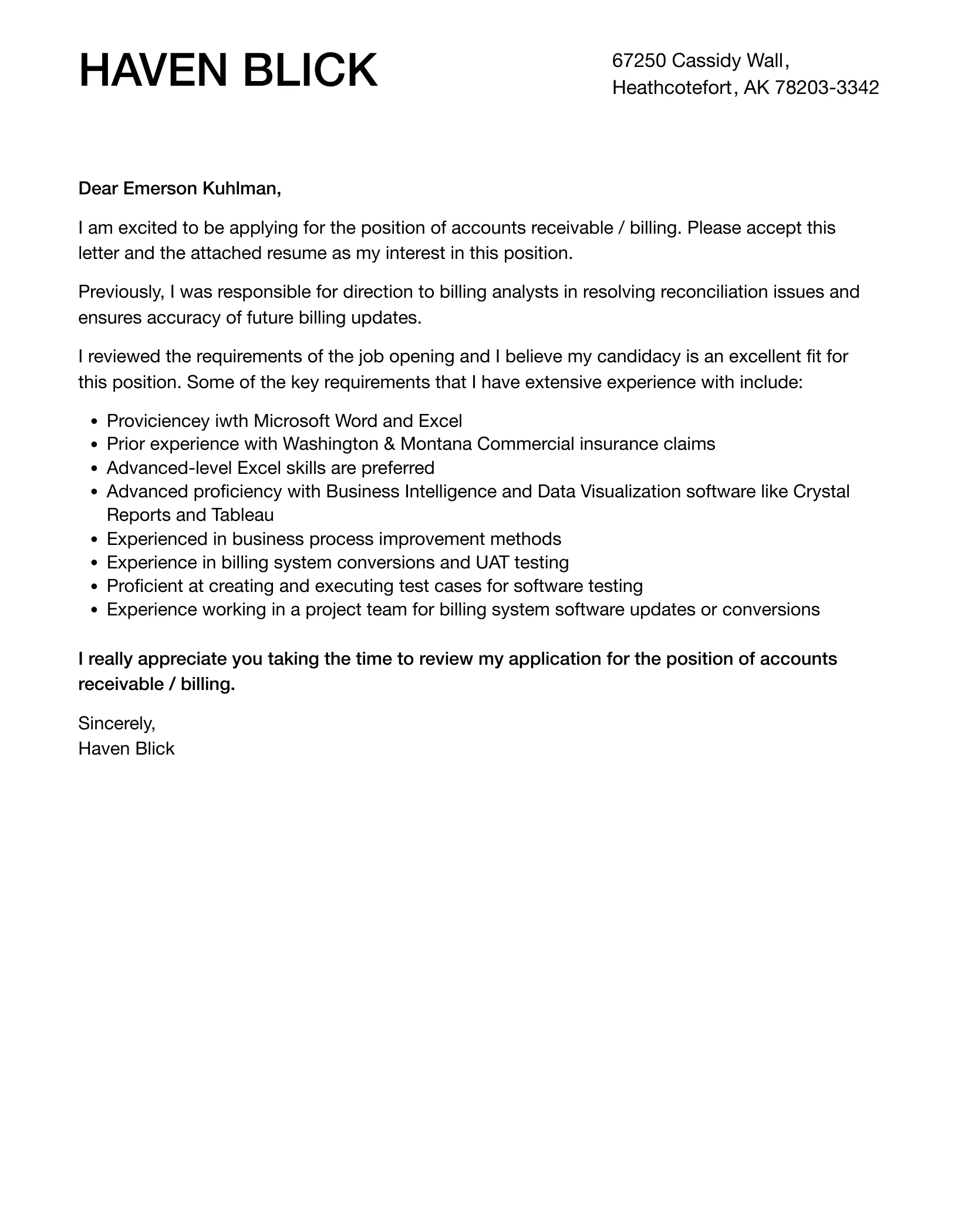 35712 accounts receivable soft skills