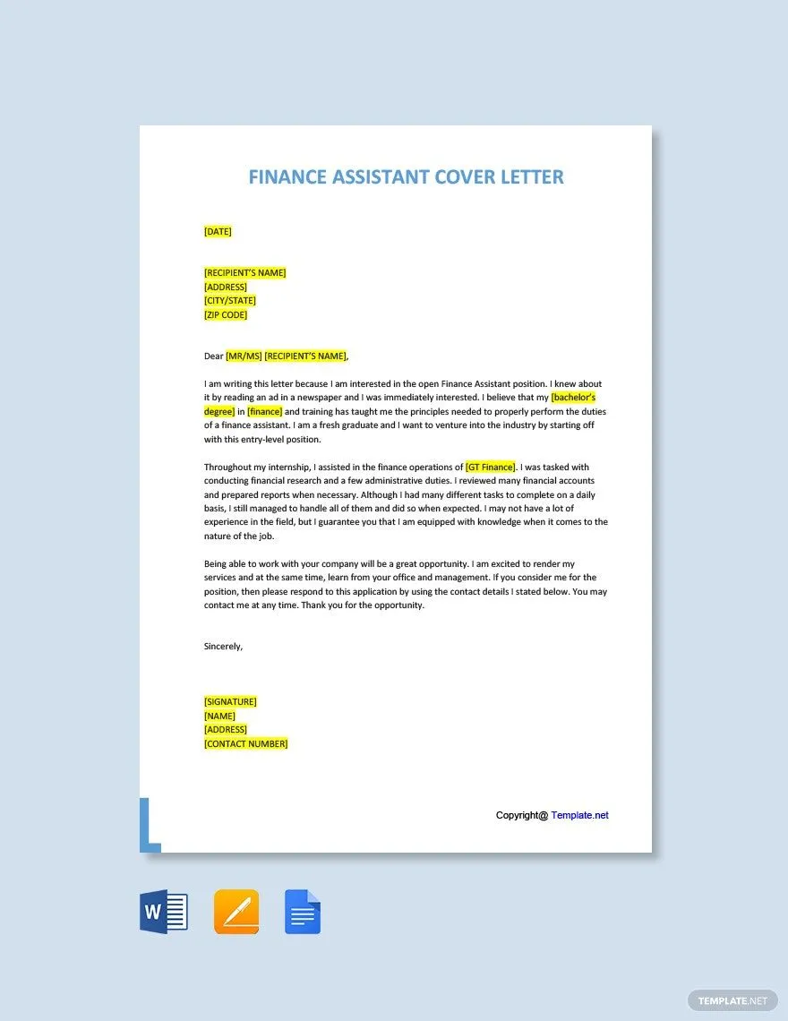 35719 finance internship cover letter enthusiasm