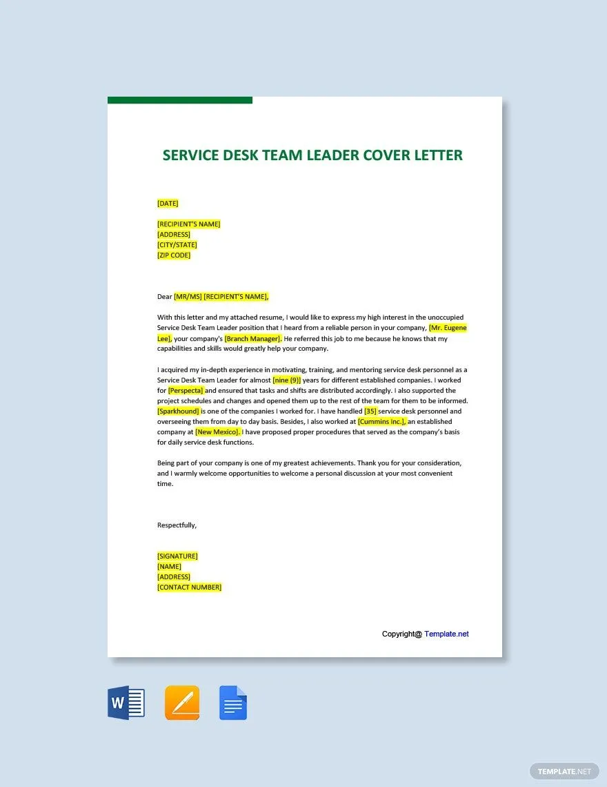 35723 help desk cover letter skills