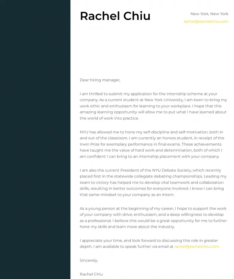 35724 cover letter tone