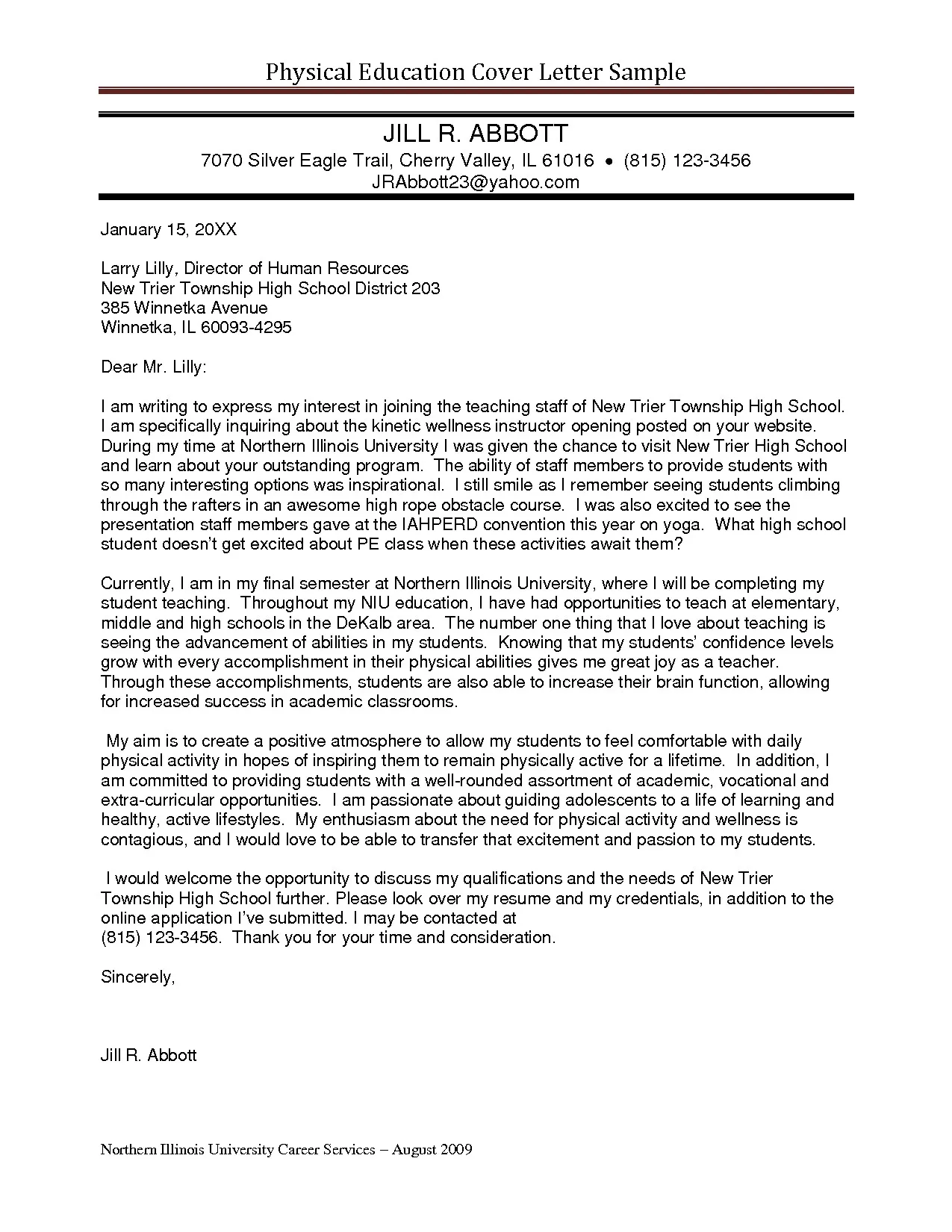 35725 education cover letter example