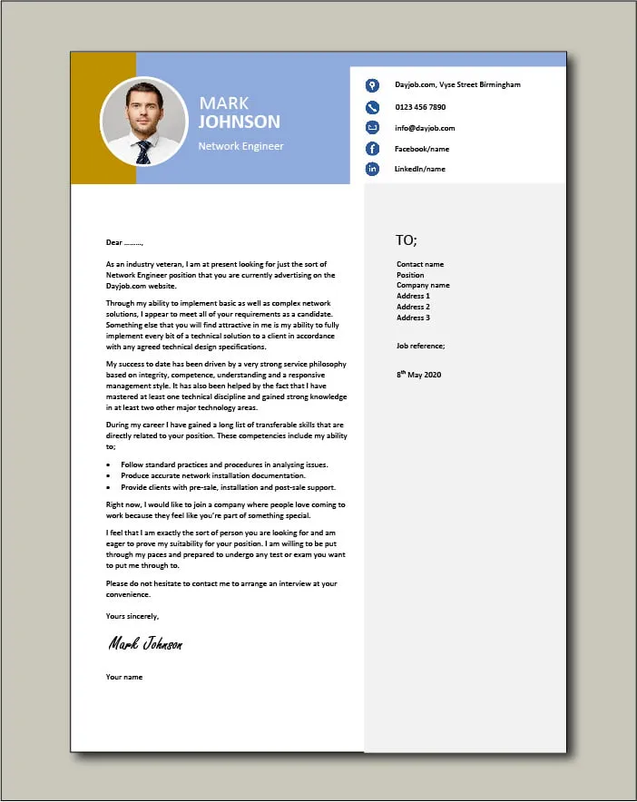 35728 cover letter formatting